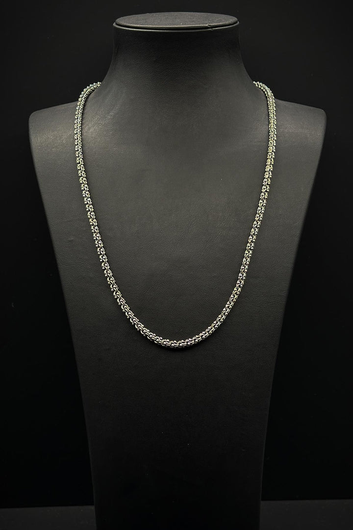 NVM FRNCH 925 Sterling Silver Italian Style Silver Color Men's Necklace FRJ30742-842-A - Surprise