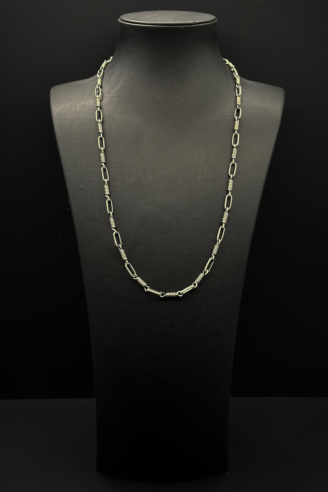 NVM FRNCH 925 Sterling Silver Italian Model Silver Color Men's Necklace FRJ30754-854-A - Richardson