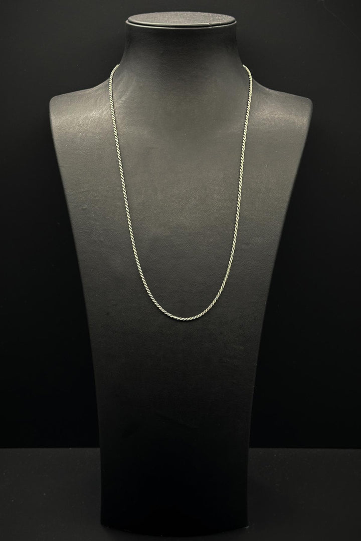 NVM FRNCH 925 Sterling Silver Italian Style Silver Color Men's Necklace FRJ30764-864-A - Havant