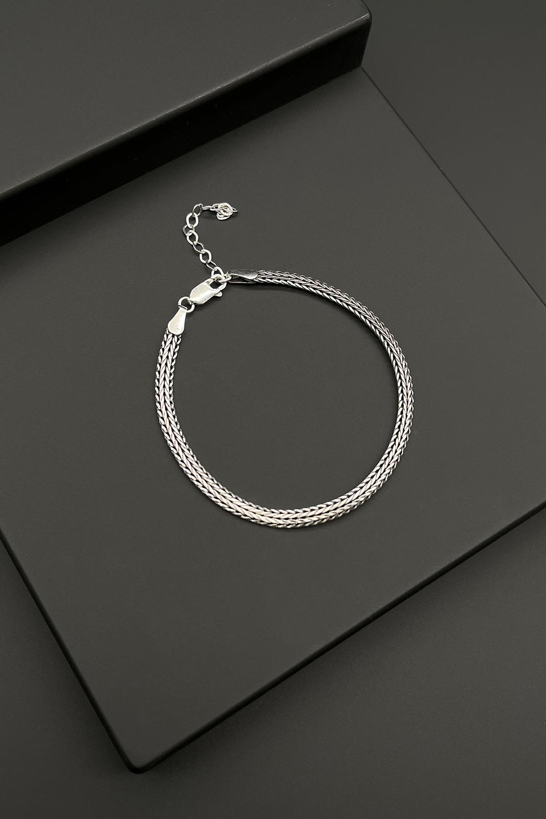 NVM FRNCH 925 Sterling Silver Italian Model Silver Color Men's Bracelet FRJ11968-2068-A - Ciudad de Melilla