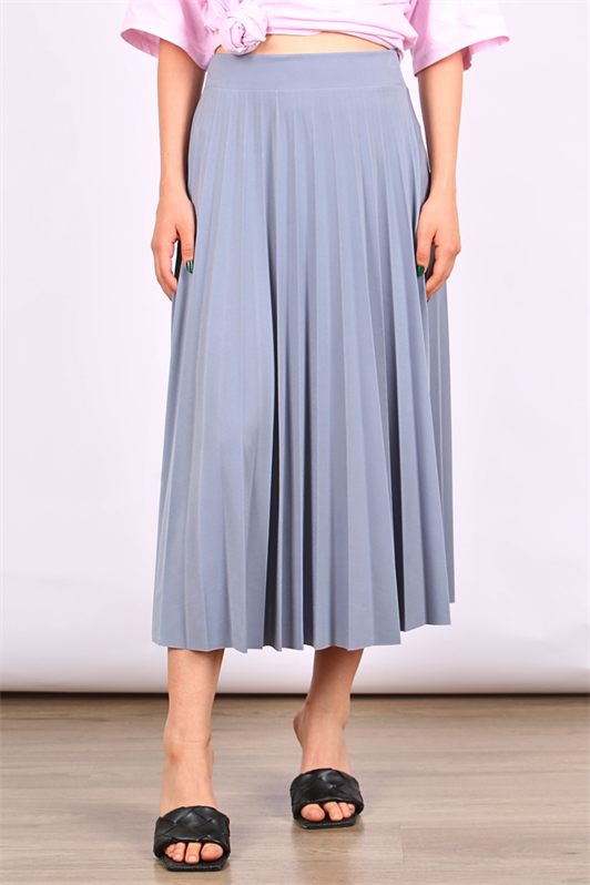 MDX Smoke Pleated Women's Midi Skirt MG1879 - Waldorf