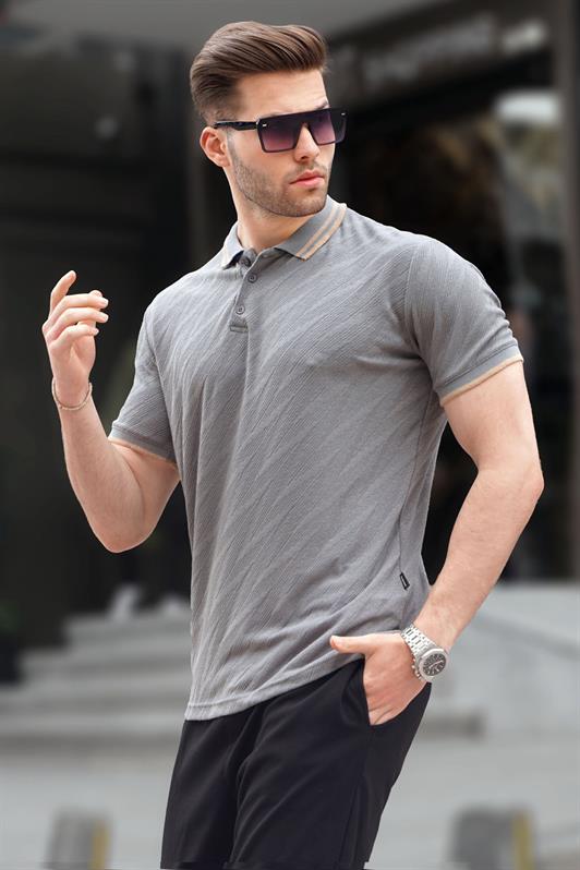 MDX Smoke Polo Neck Regular Fit Men's T-shirt 6110 - Pawtucket