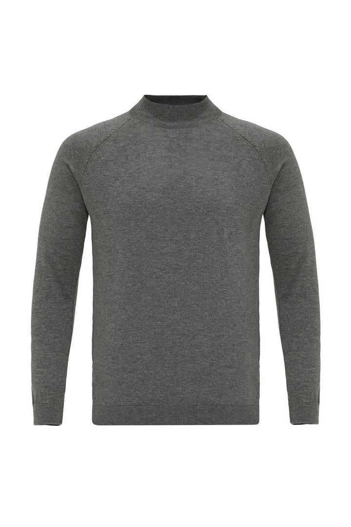 ANT Antioch Smoke Half Neck Men's Sweater - Xico