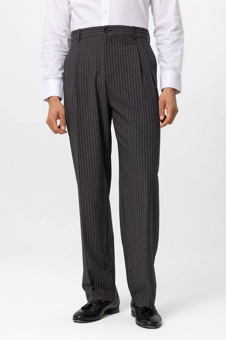 ANT High Waist Relax Fit Striped Men's Pants - Hayward
