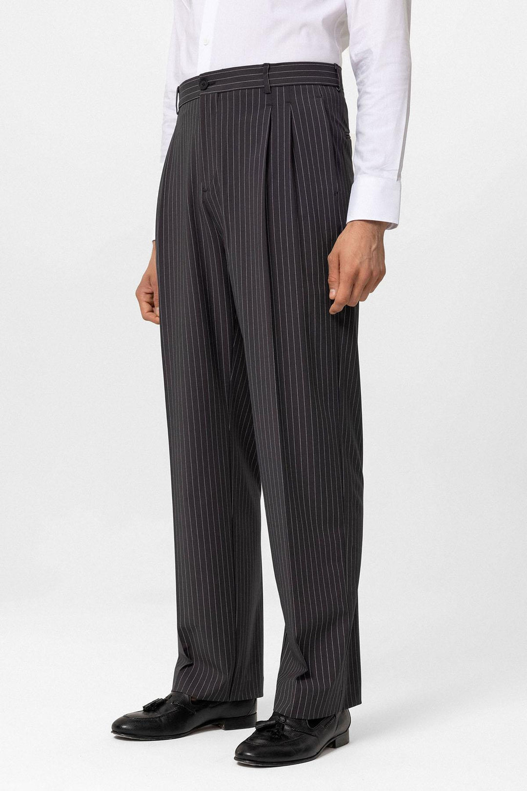 ANT High Waist Relax Fit Striped Men's Pants - Hayward