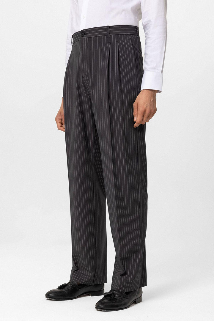 ANT High Waist Relax Fit Striped Men's Pants - Hayward