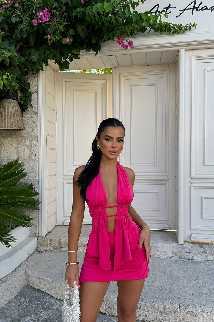 EYY Women FUCHSIA SAMBA SKIRT SUIT - Crailsheim