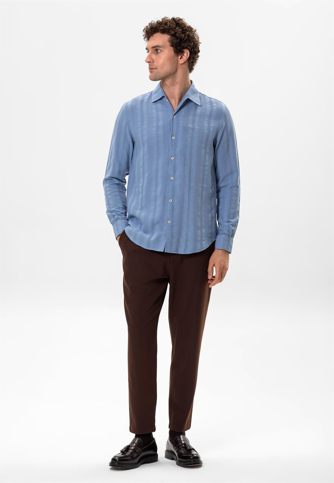 ANT Knitted Patterned Men's Shirt - Burnsville