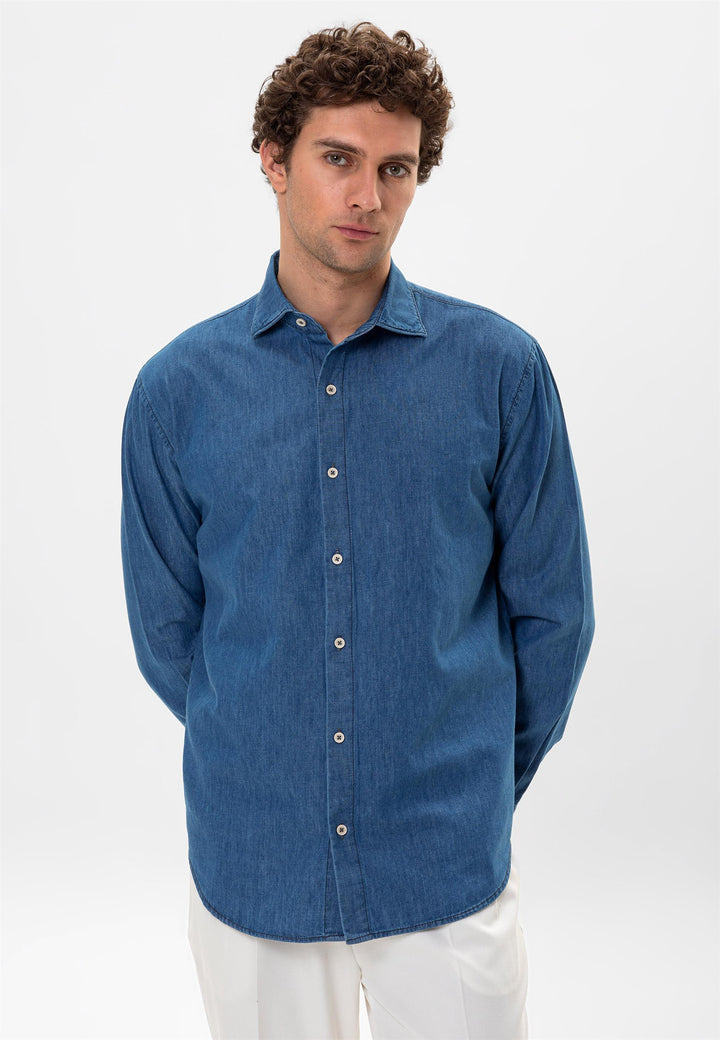 ANT Regular Fit Denim Men's Shirt - El Dorado Hills