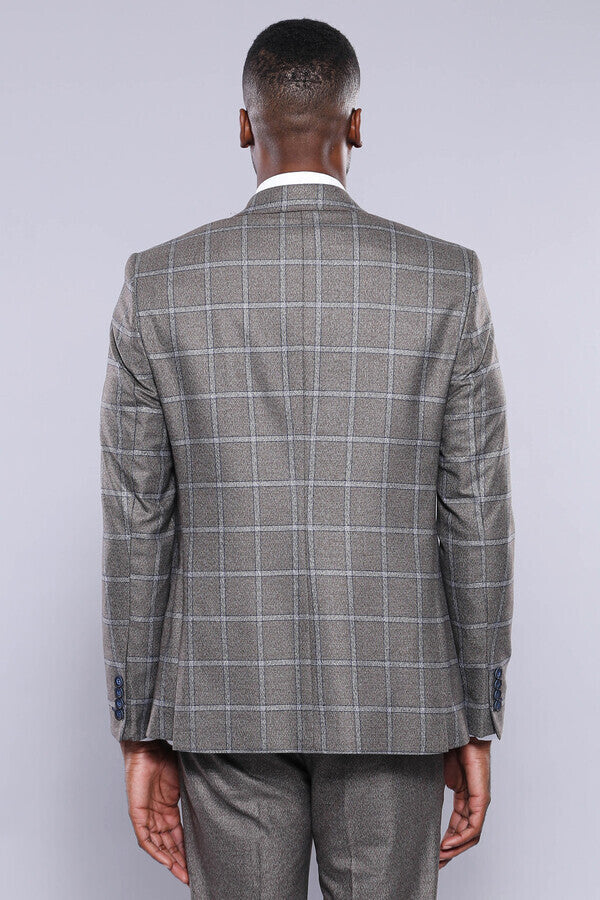 WSS Vested Grey Men Suit  - Siegburg