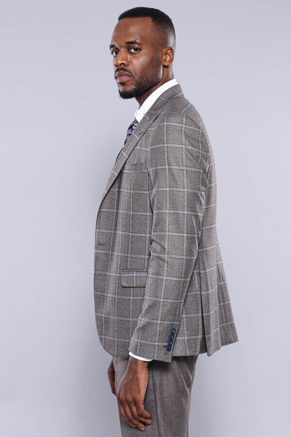 WSS Vested Grey Men Suit  - Siegburg