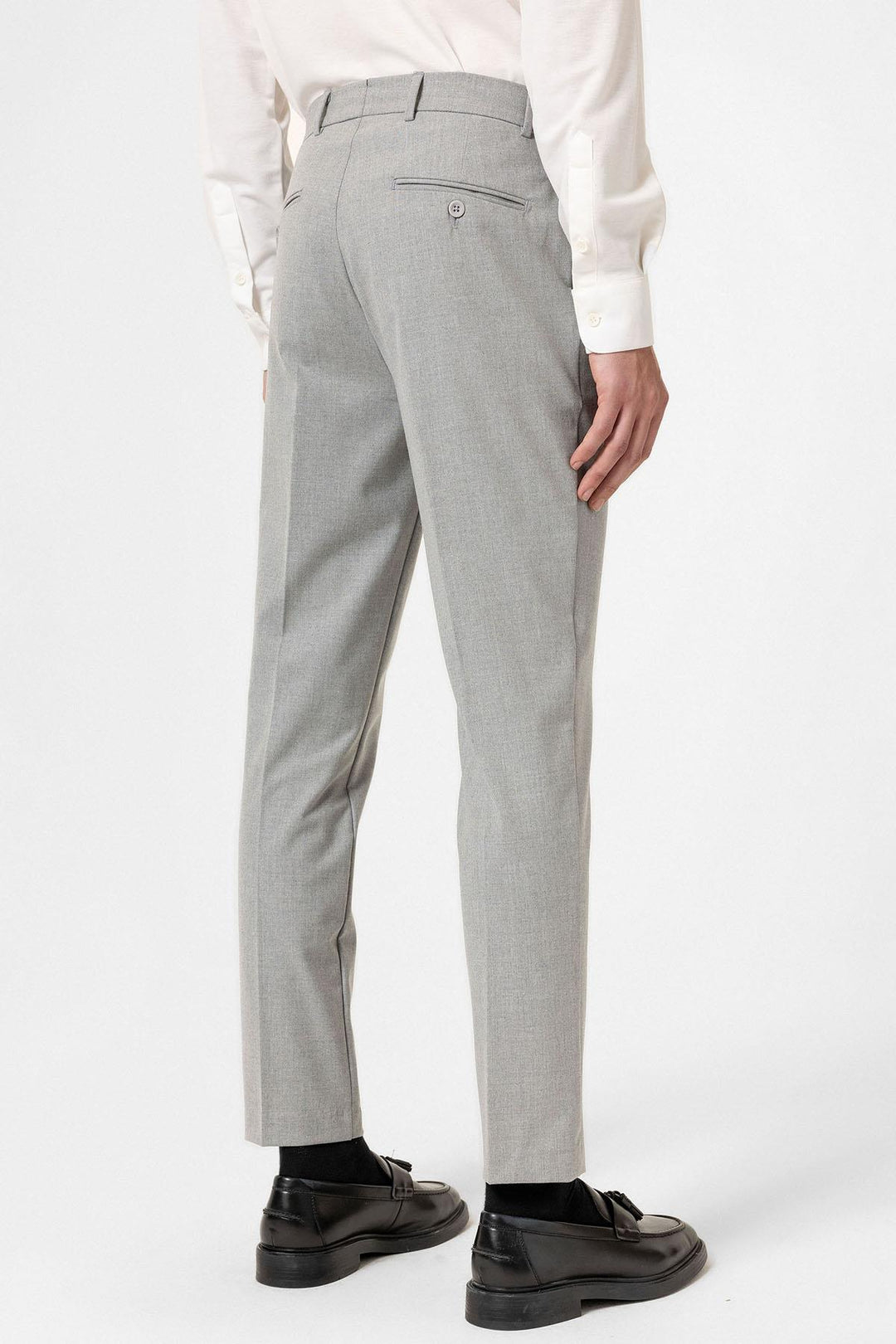 ANT Antioch Gray Classic High Waist Men's Pants - Arras