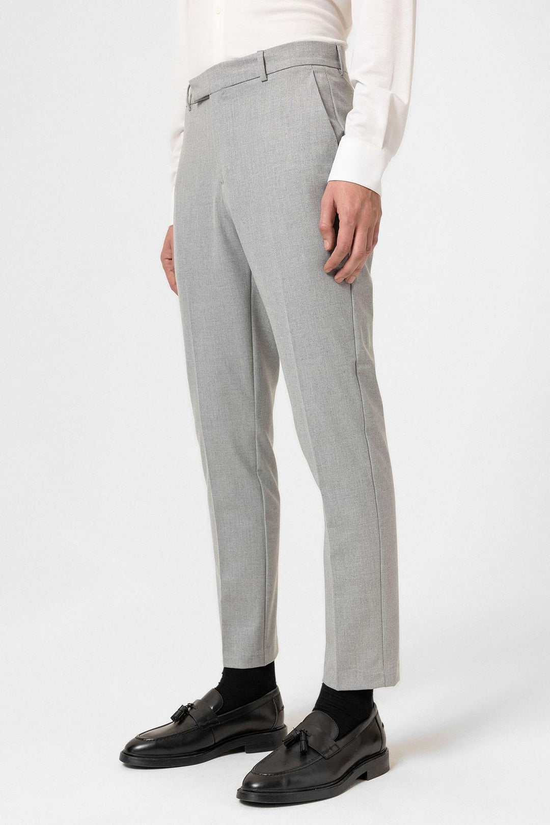 ANT Antioch Gray Classic High Waist Men's Pants - Arras