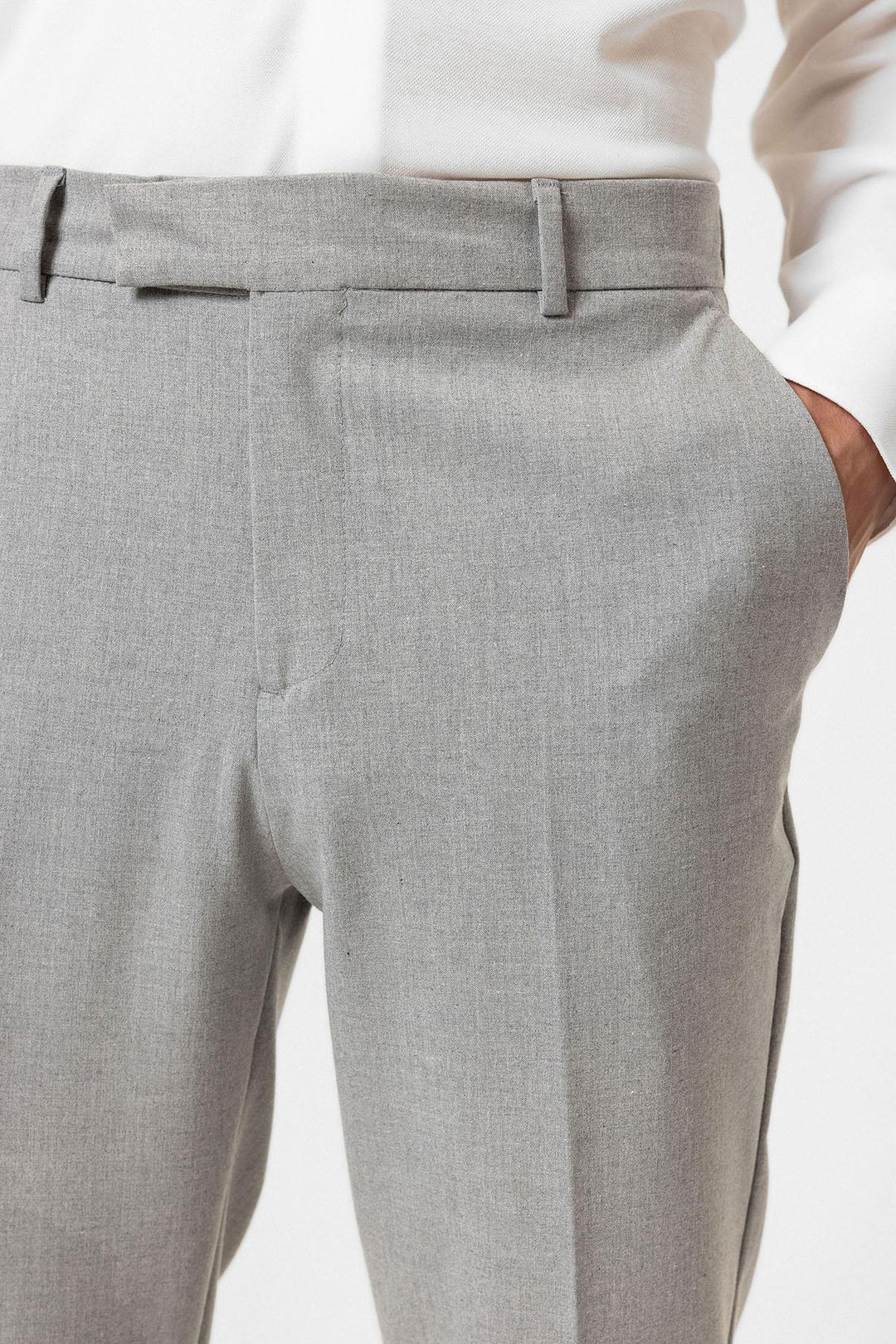 ANT Antioch Gray Classic High Waist Men's Pants - Arras