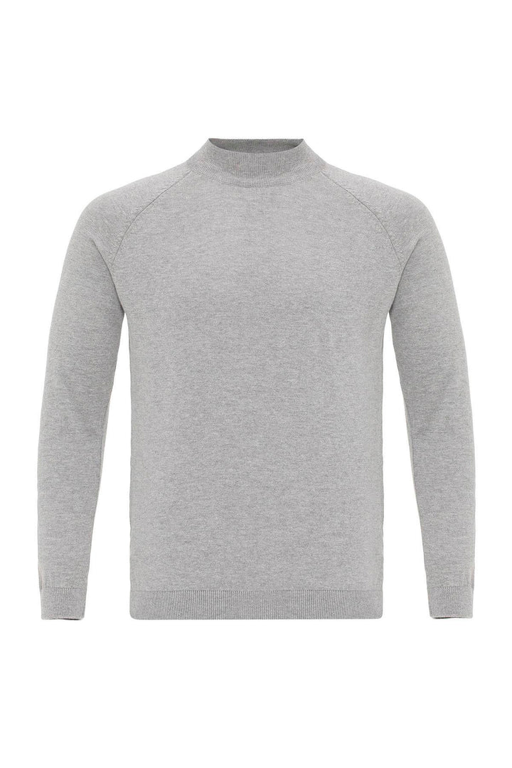 ANT Antioch Gray Melange Half-Zip Men's Sweater - Urbandale