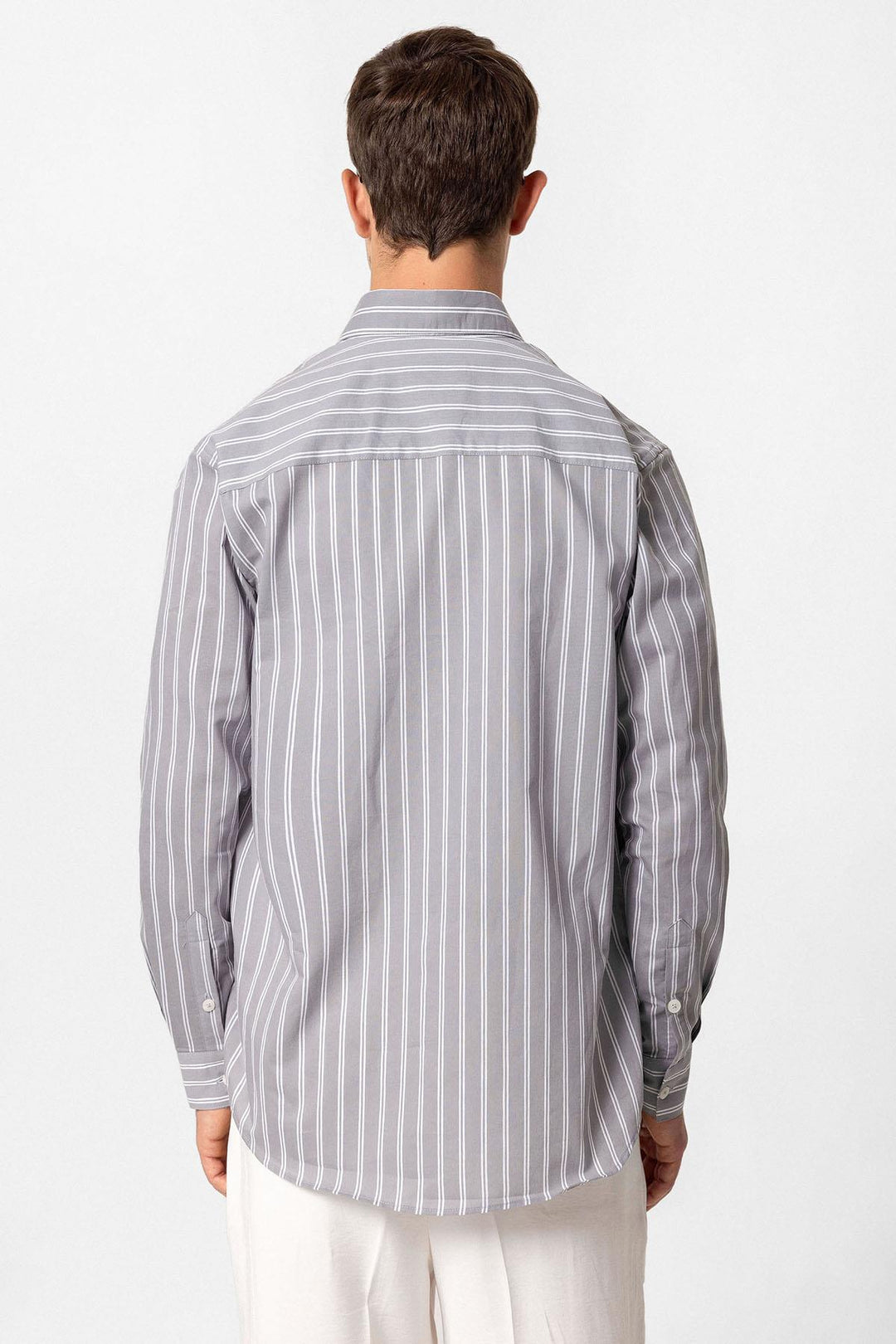 ANT Regular Fit Long Sleeve Striped Men's Shirt - Palm Coast