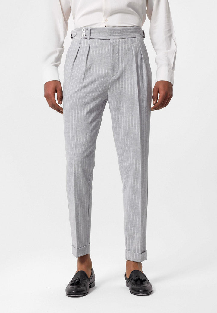 ANT High Waist Striped Men's Pants - Palm Springs