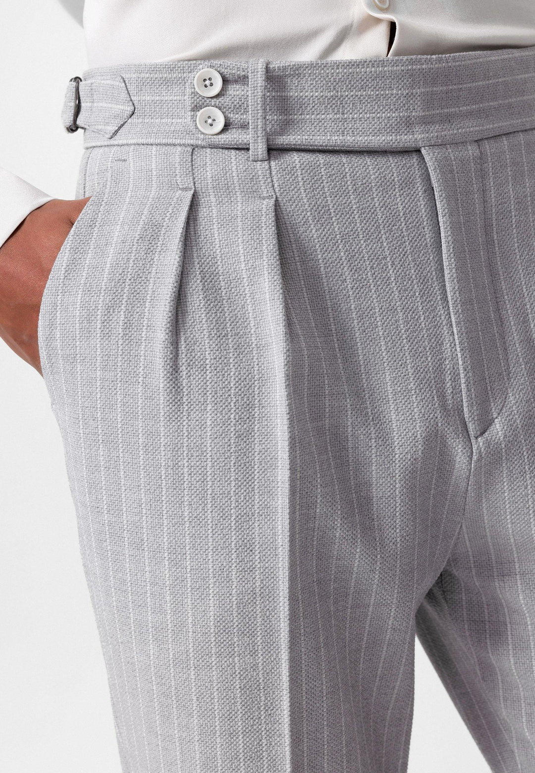 ANT High Waist Striped Men's Pants - Palm Springs