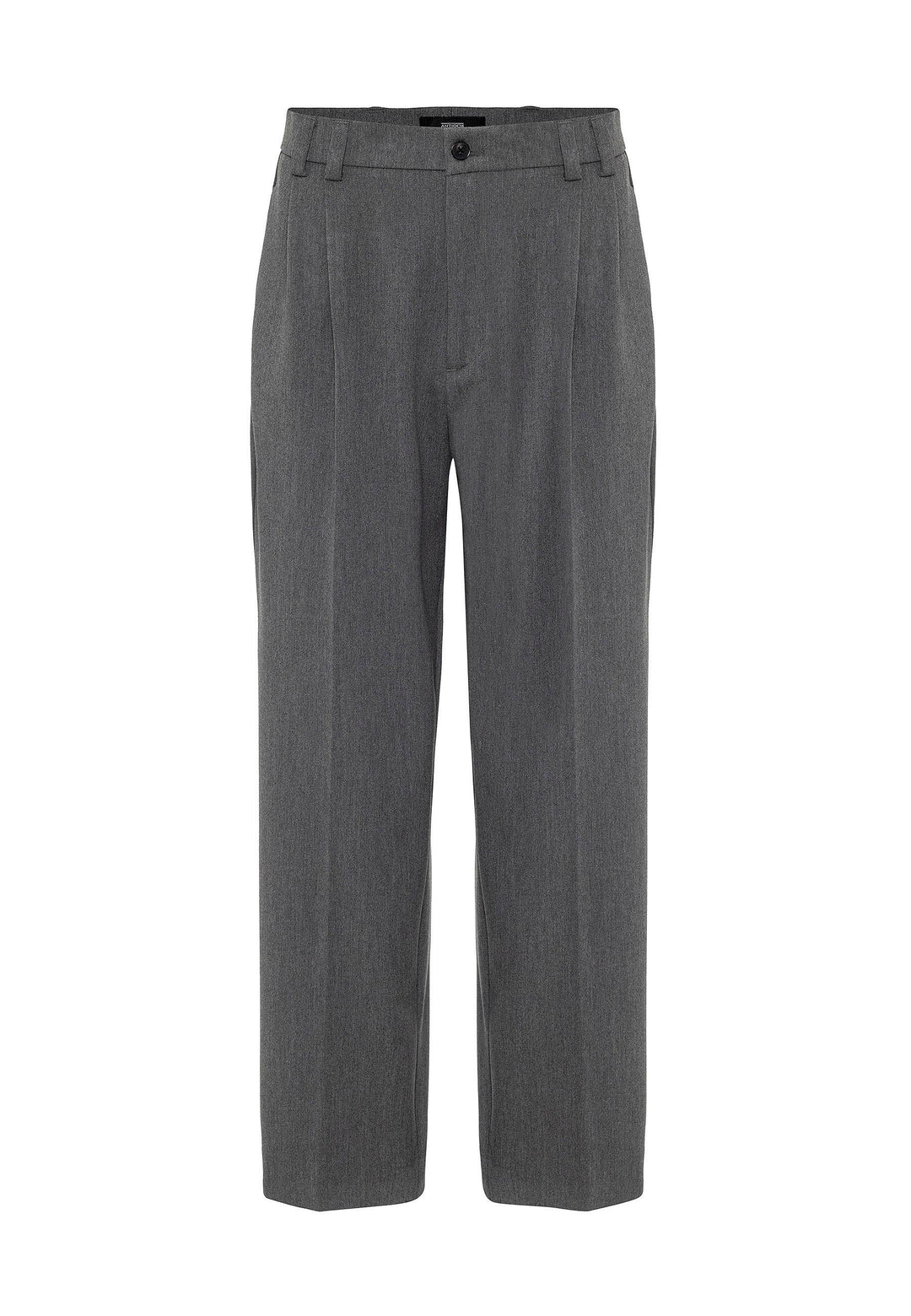 ANT Antioch Gray High Waist Relax Fit Pleated Men's Pants - Caldwell