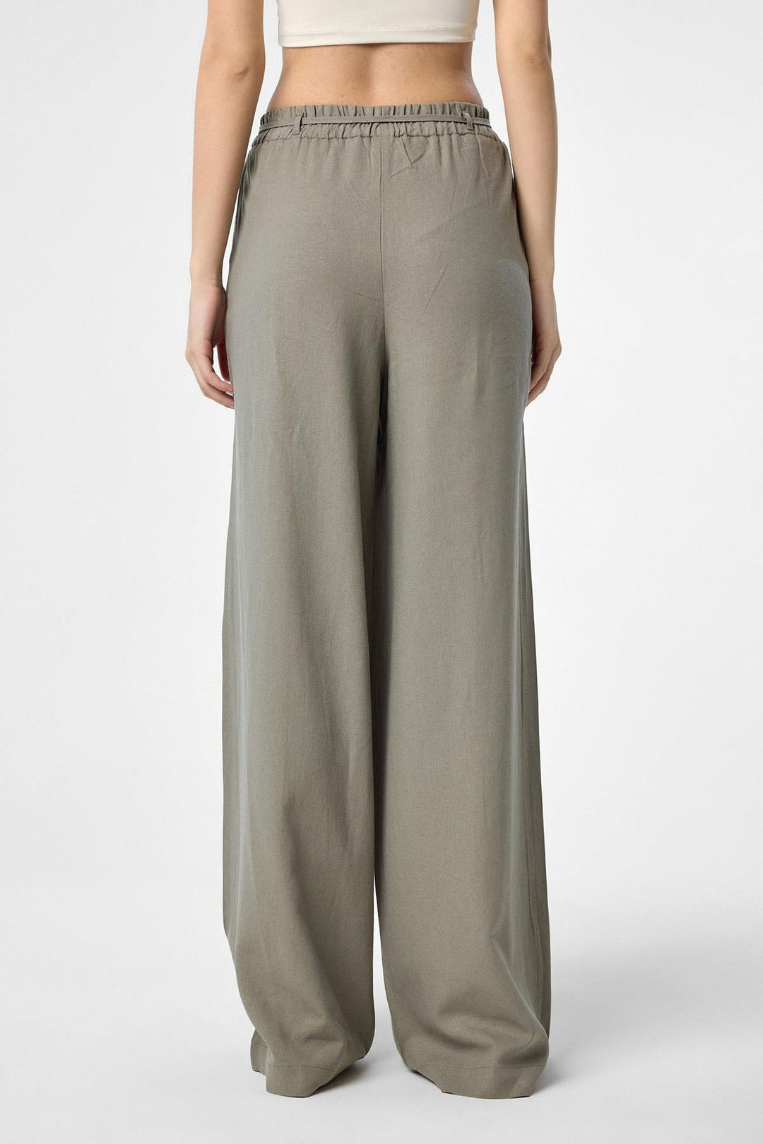 ANT Antioch Haki Linen Blend Women's Pants - Lethbridge