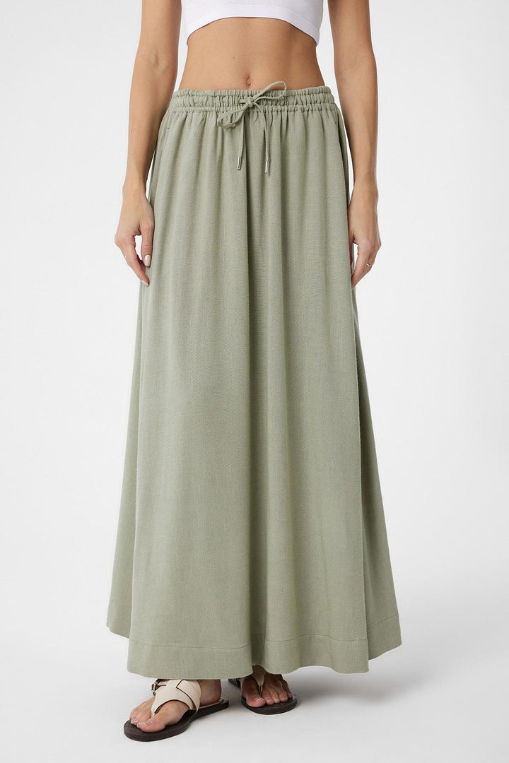 ANT Antioch Linen Blend Women's Long Skirt - Denton