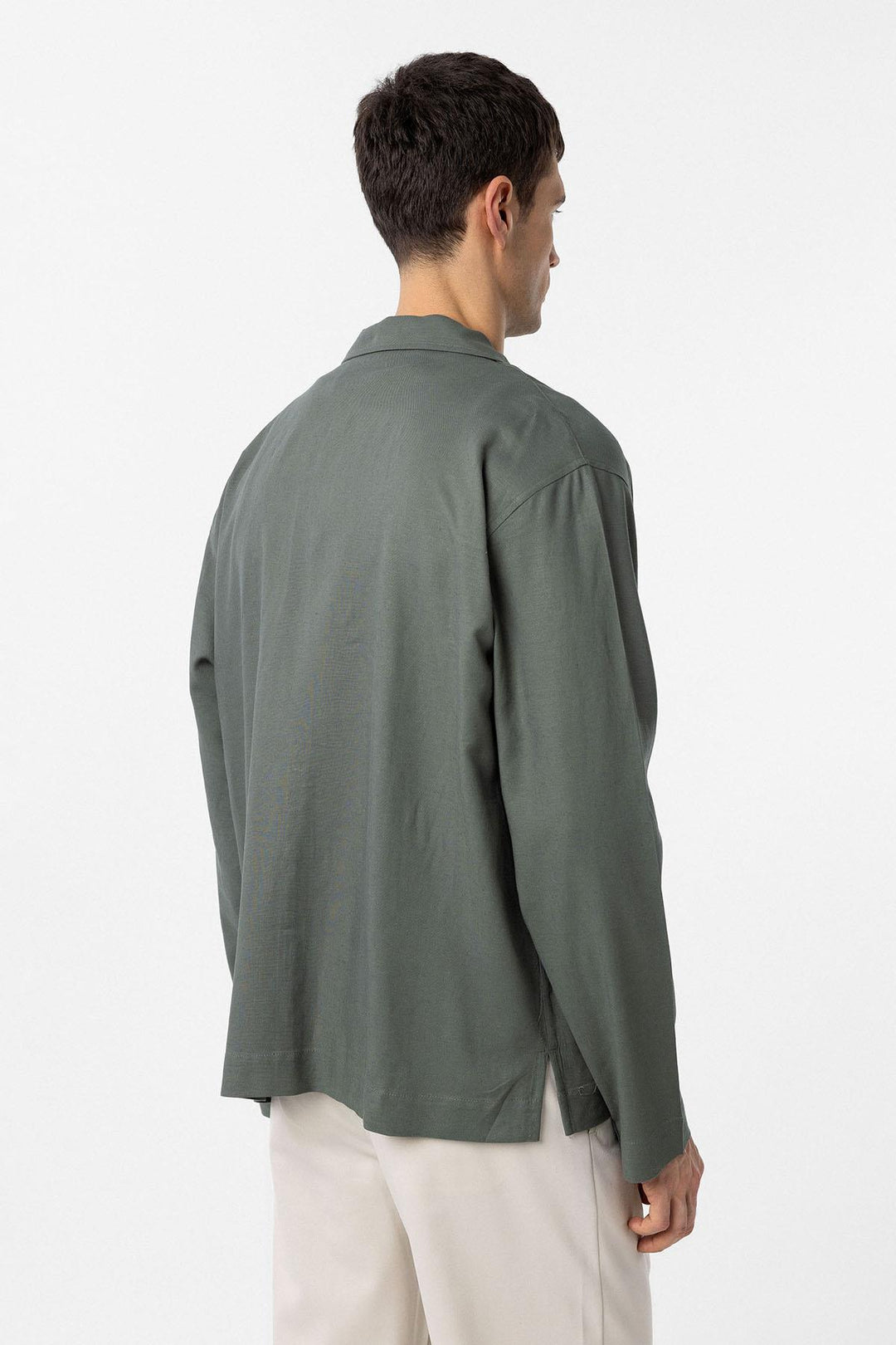 ANT Antioch Relax Fit Men's Shirt with Linen and Cotton Blend - Horsham