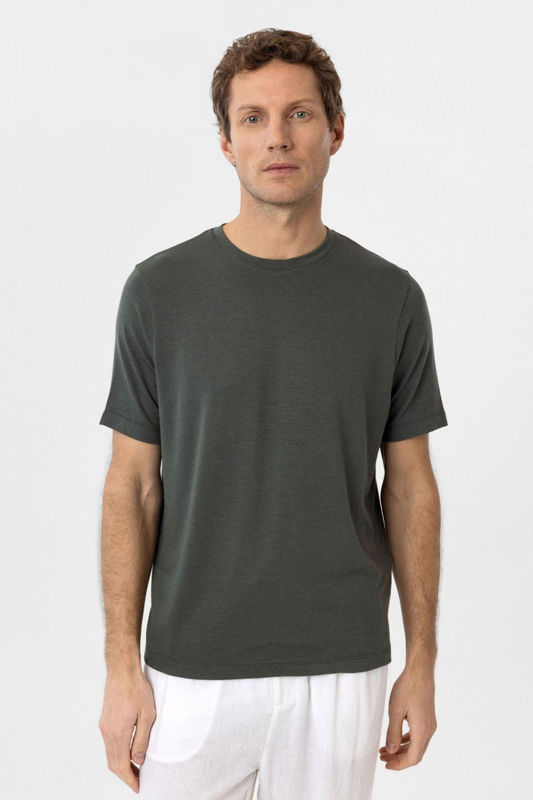 ANT Antioch Haki Regular Fit Basic Men's T-Shirt - Yalta