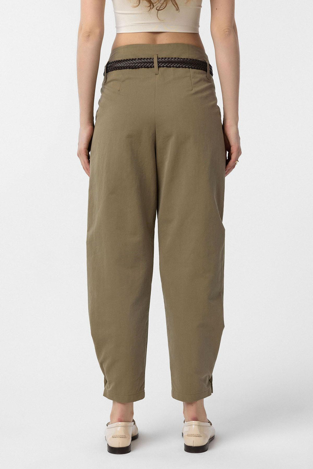ANT Antioch High Waisted Buttoned Flare Women's Pants - Saint-Quentin