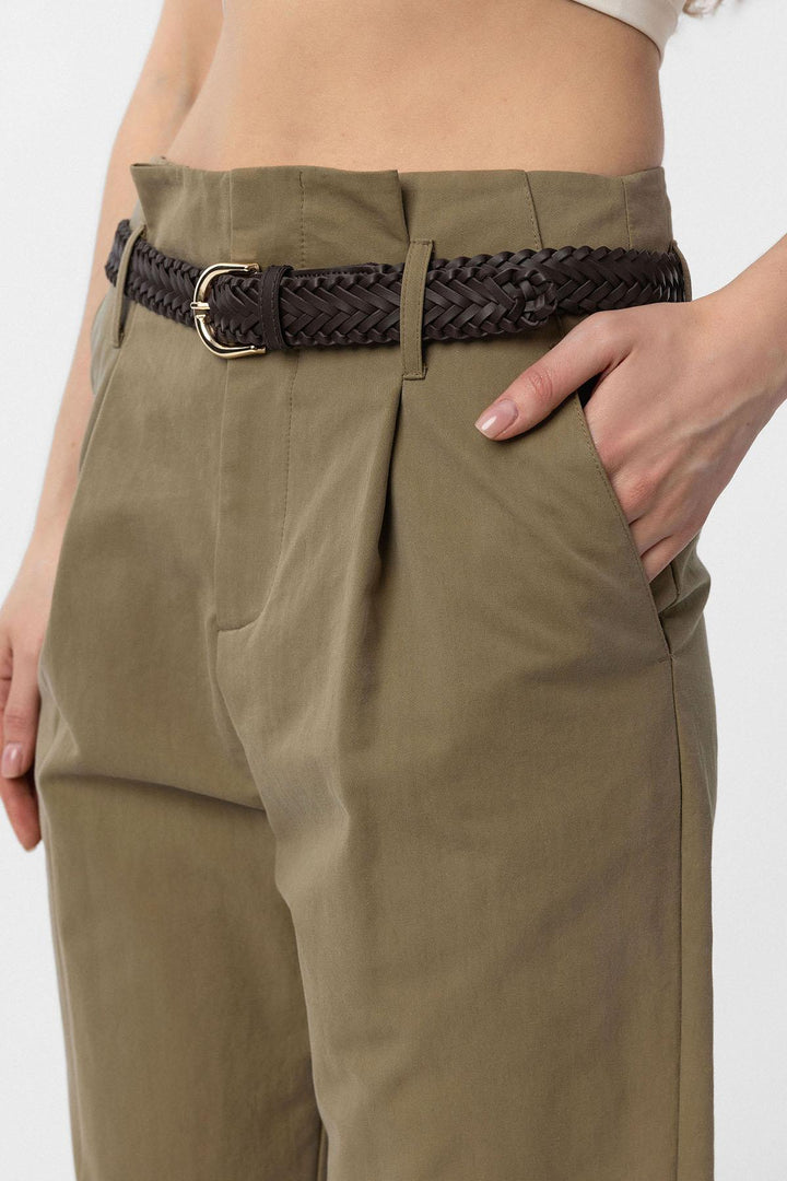 ANT Antioch High Waisted Buttoned Flare Women's Pants - Saint-Quentin