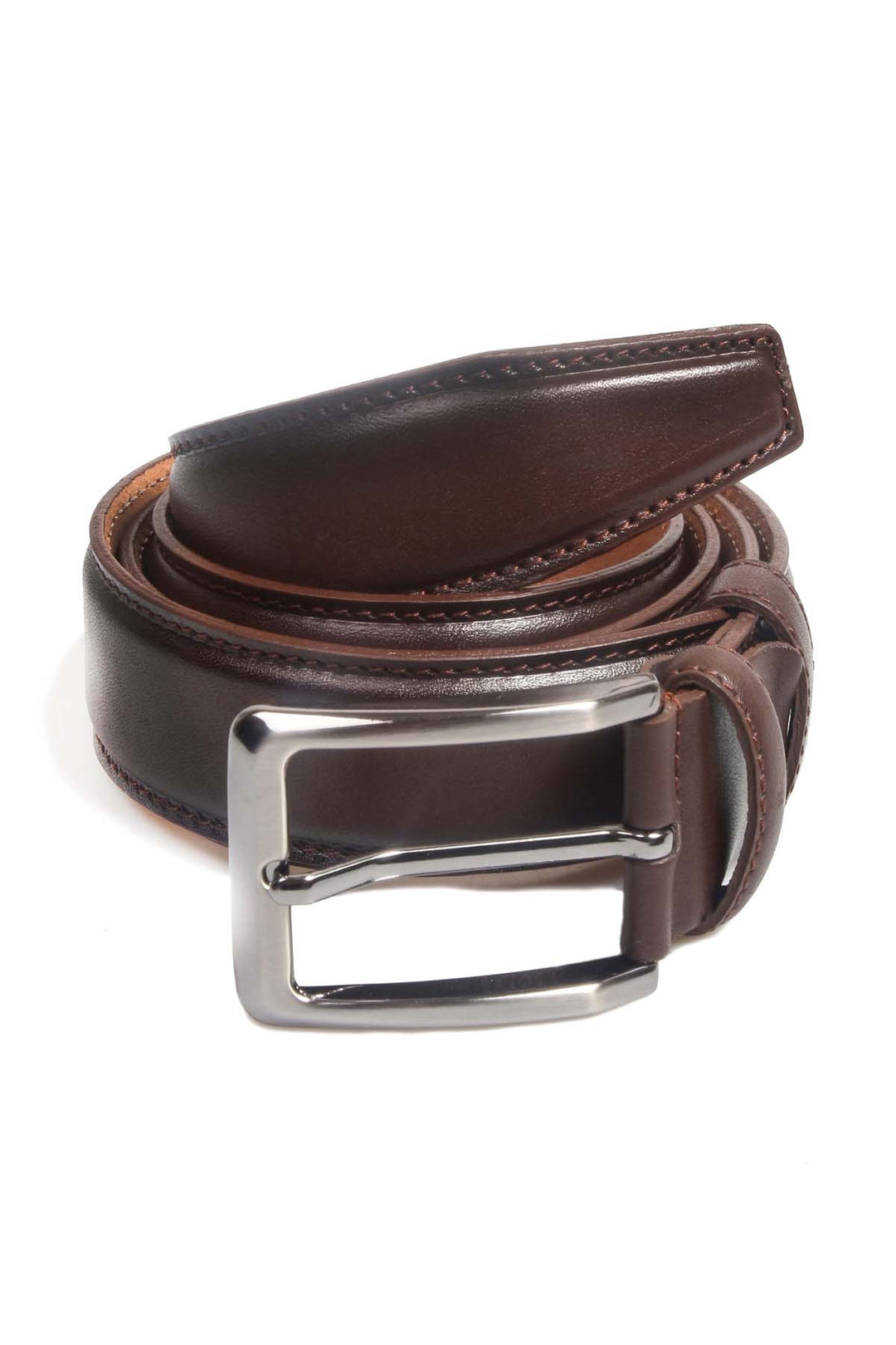 FST Genuine Leather Men's Belt Accessory 779KA134-00 Brown - Mazatlán