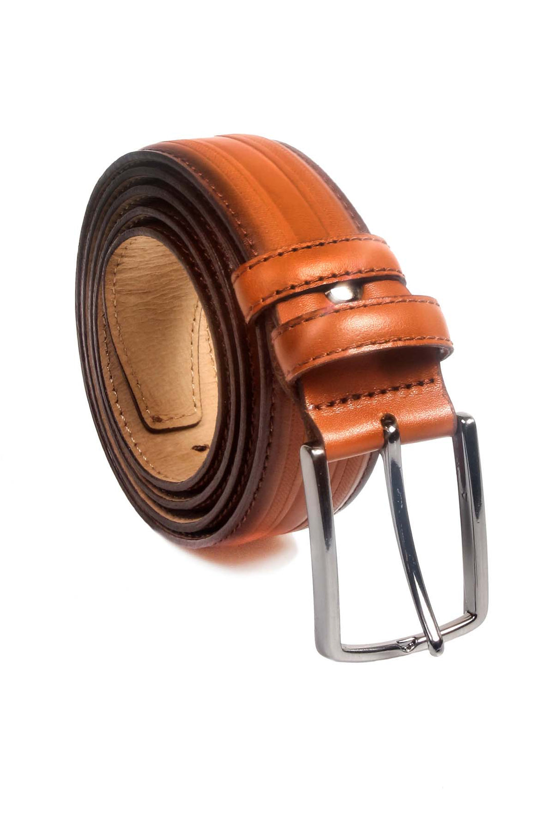 FST Genuine Leather Men's Belt Accessory 779KAF134-49 Tan - Culiacán