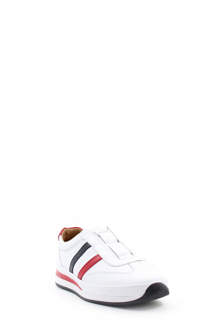 FST Genuine Leather Men's Sneakers 856MA1788 White - Montclair