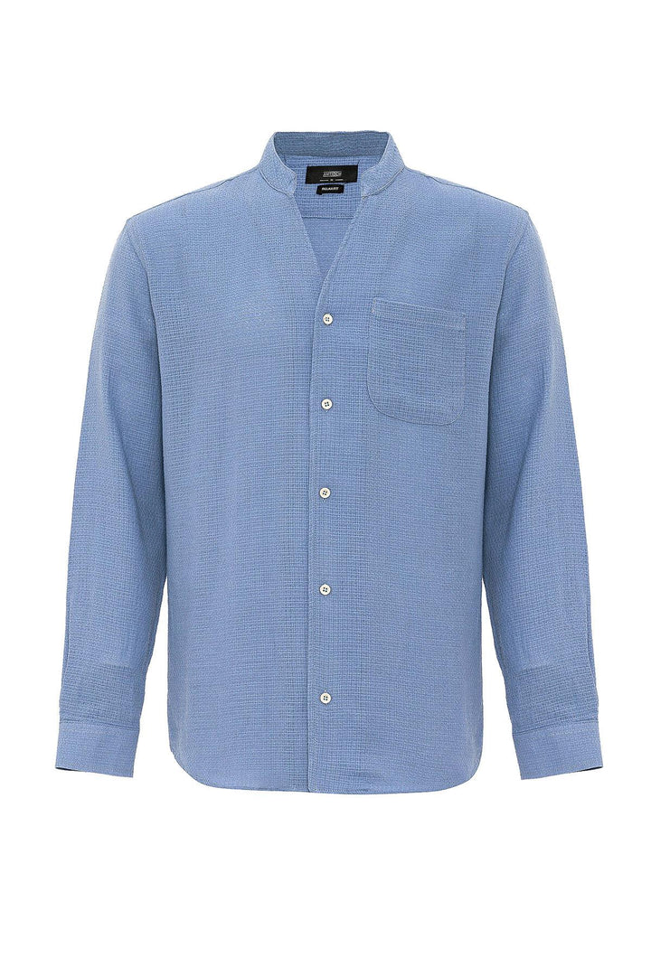 ANT Judge Collar Knitted Textured Men's Shirt - Balancán