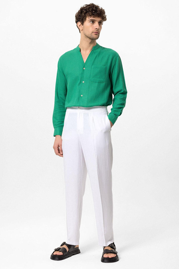 ANT Judge Collar Knitted Textured Men's Shirt - Kerpen