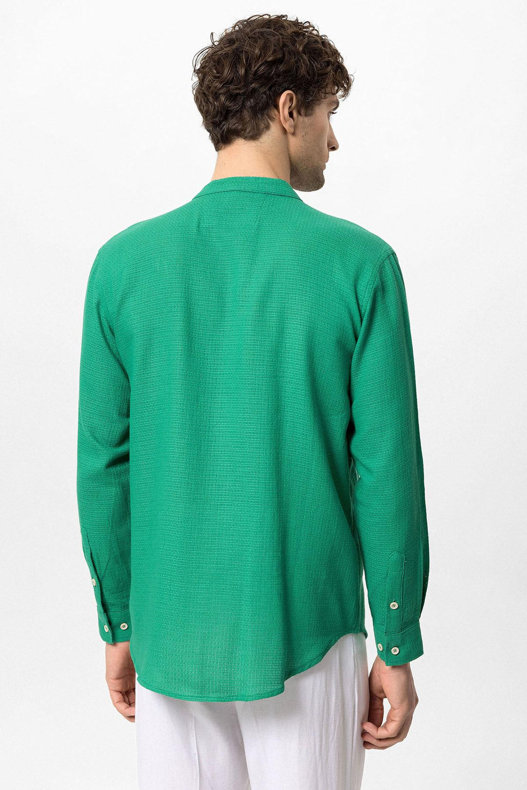 ANT Judge Collar Knitted Textured Men's Shirt - Kerpen