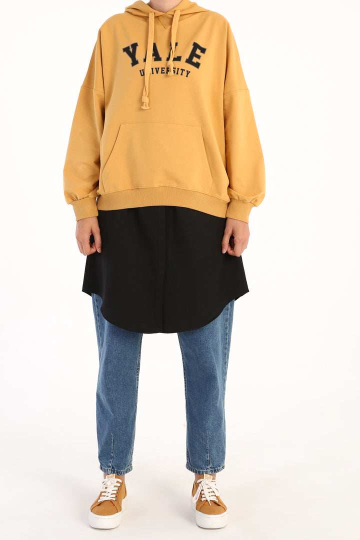 TLD Women Allday Black Cotton Shirt Skirt - Fullerton