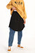 TLD Women Allday Black Cotton Shirt Skirt - Fullerton