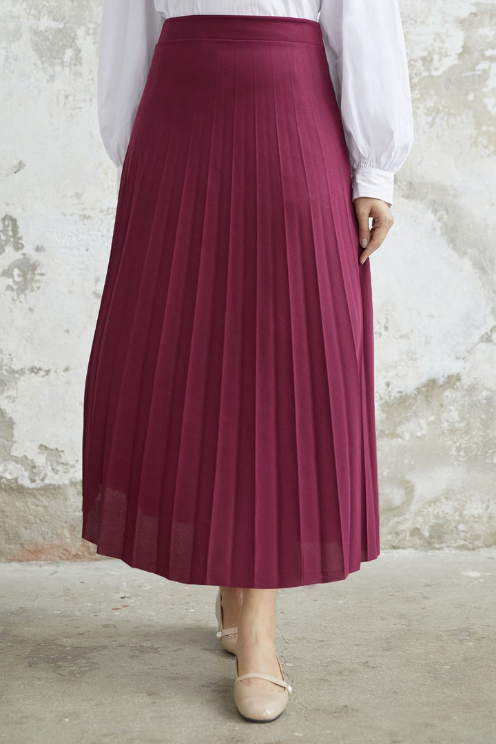 MDS Women Luisa Beli Rubber-Banded Skirt - Purple - Arrecife