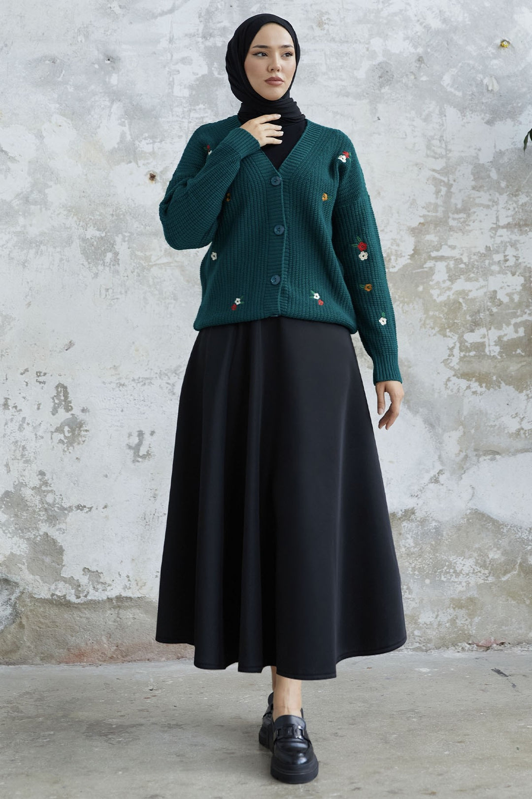 MDS Women Elly Scuba Skirt - Black - Brindisi