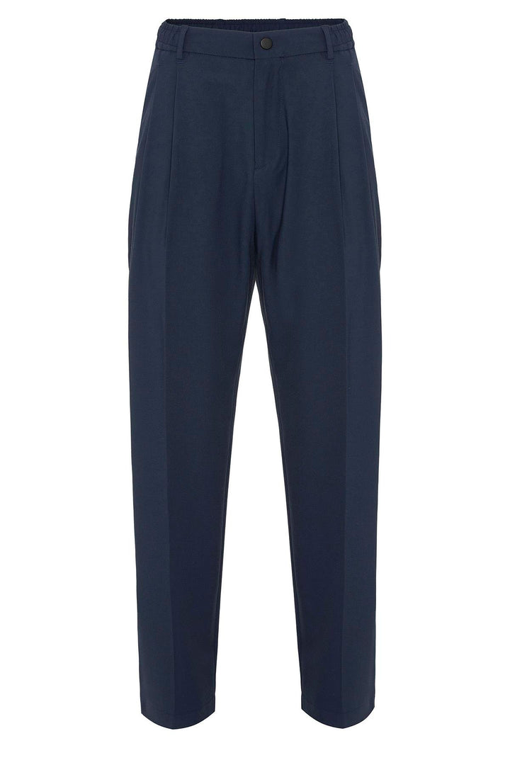 ANT Elastic Waist High Waist Pleated Men's Trousers - Bowmanville