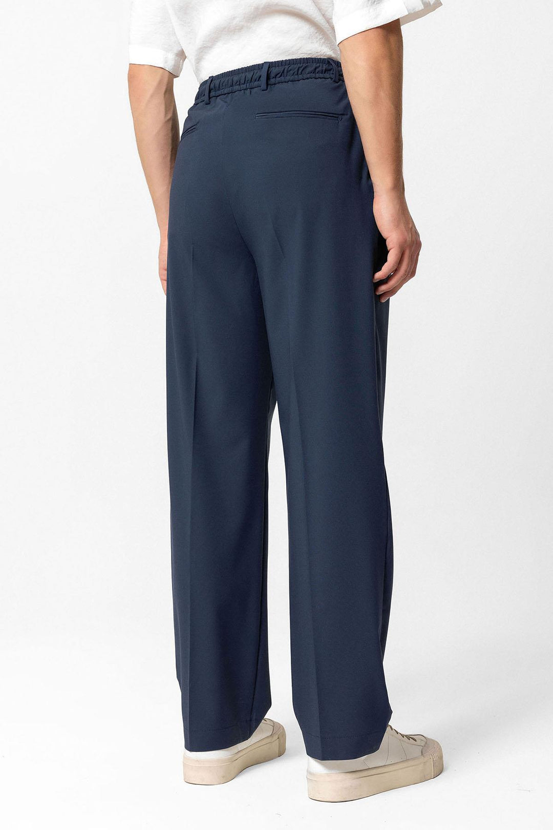 ANT Elastic Waist High Waist Pleated Men's Trousers - Bowmanville