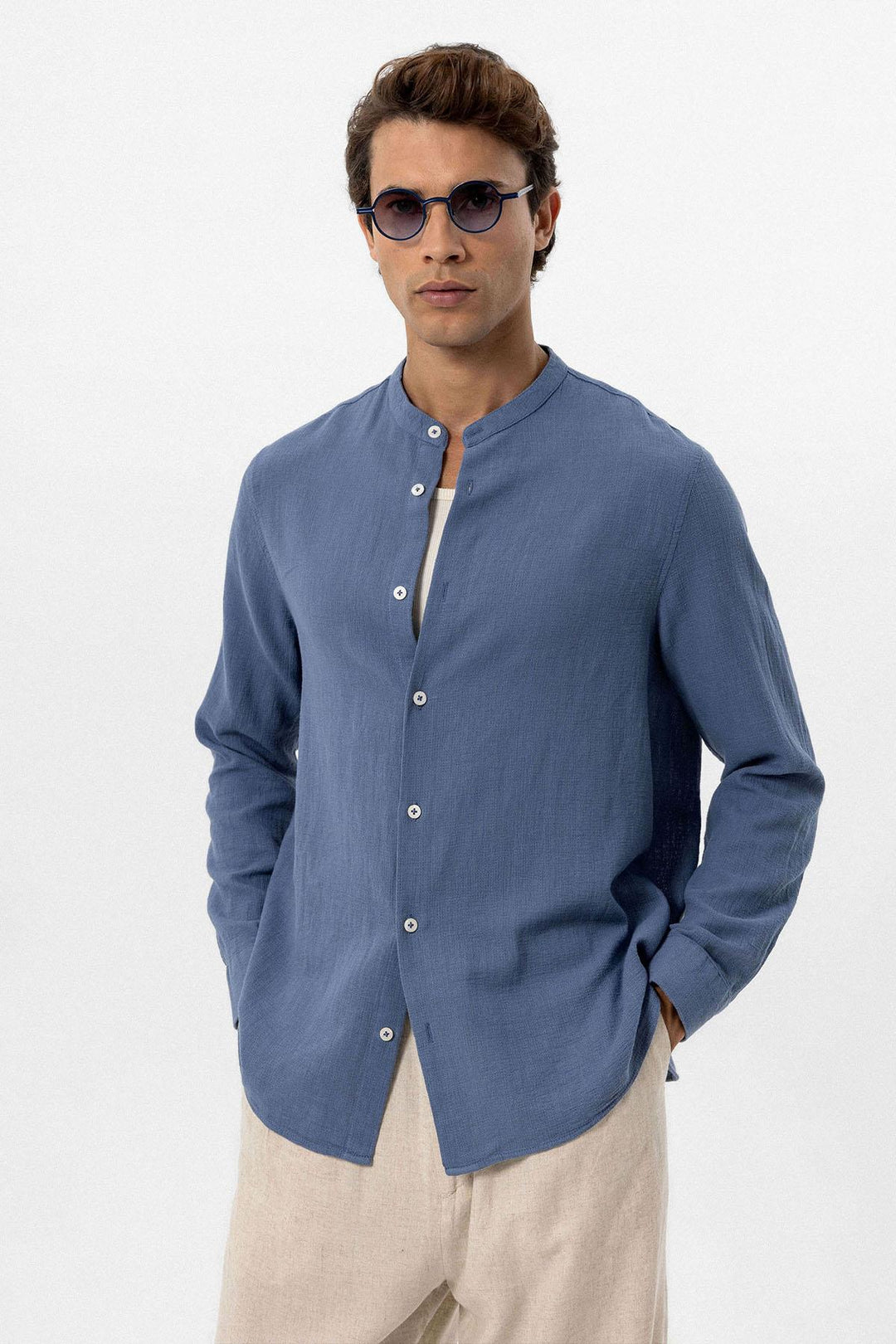 ANT Judge Collar Woven Men's Shirt - Morgan Hill