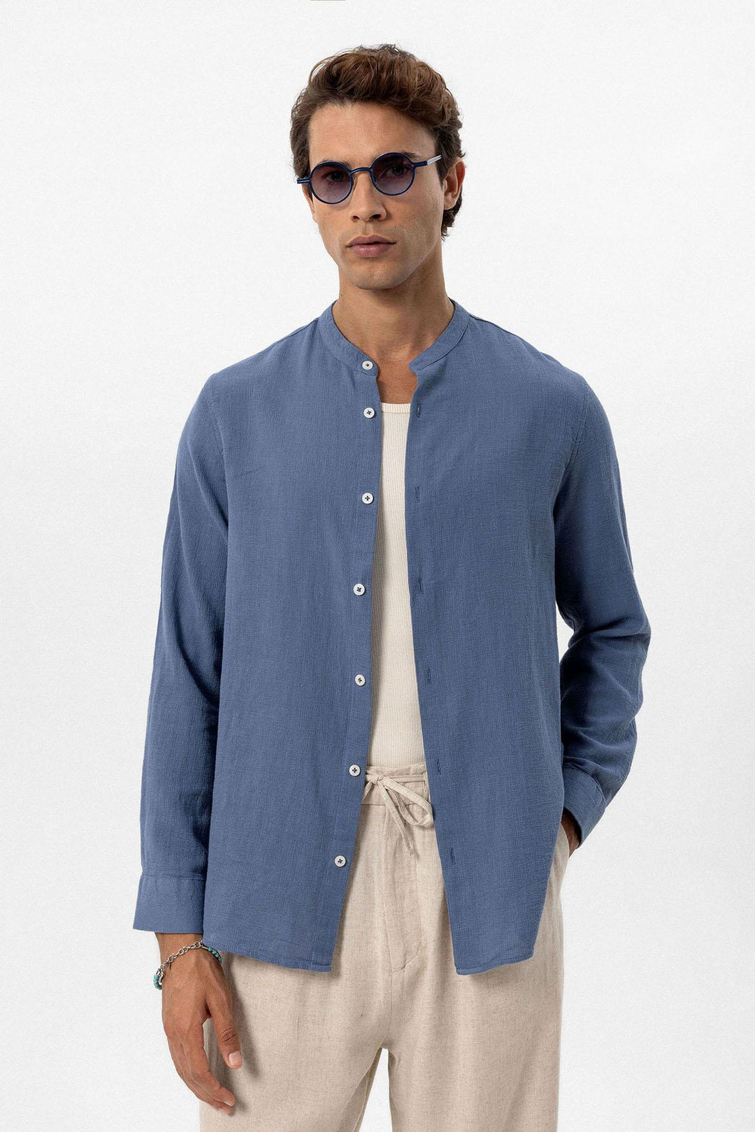 ANT Judge Collar Woven Men's Shirt - Morgan Hill