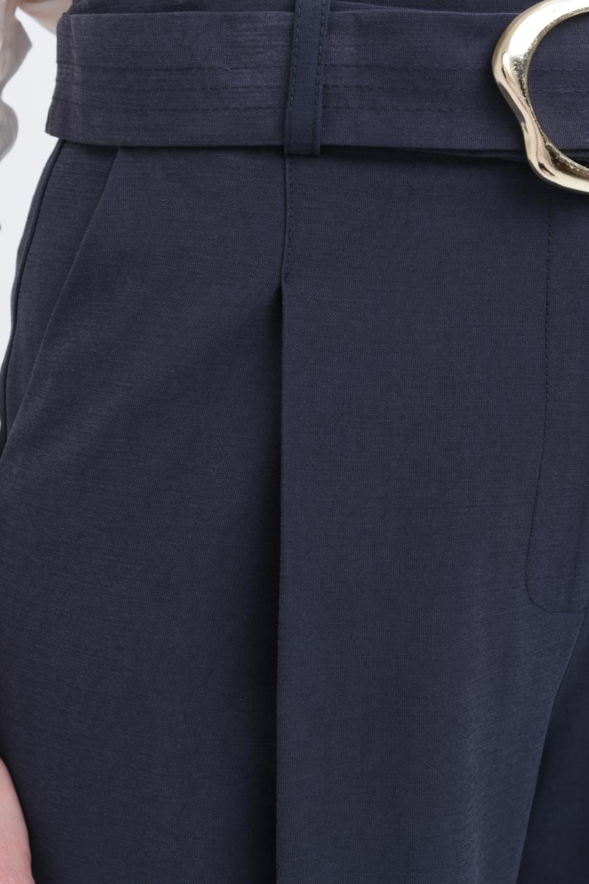 TLD Women Allday Indigo Indigo-Belted Palazzo Pants - Ostend