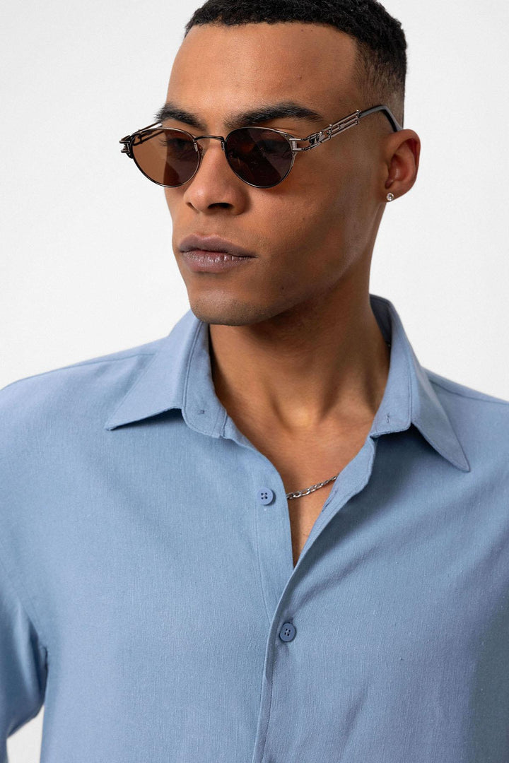 ANT Long Sleeve Linen Shirt - Hamm