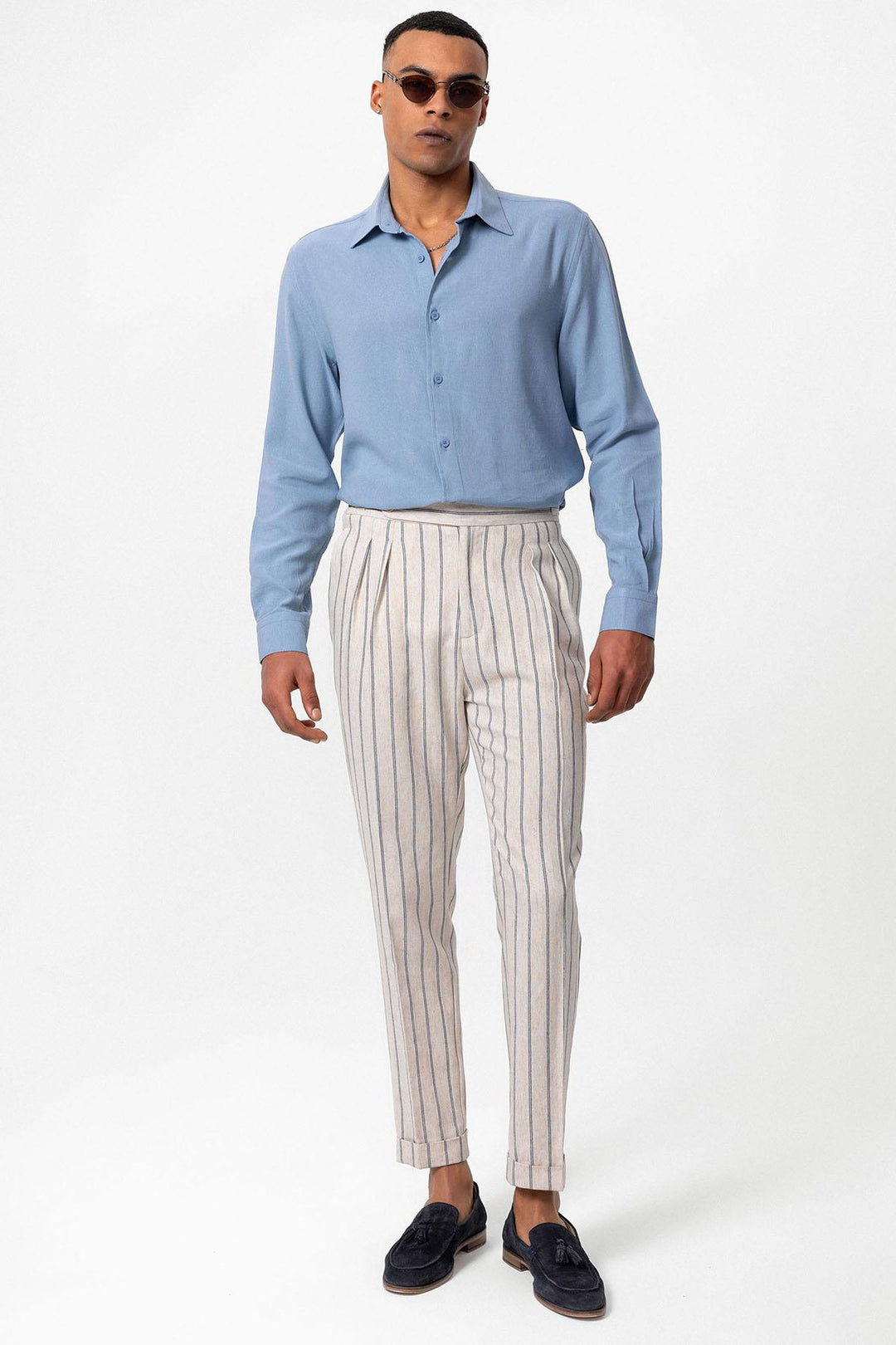 ANT Long Sleeve Linen Shirt - Hamm