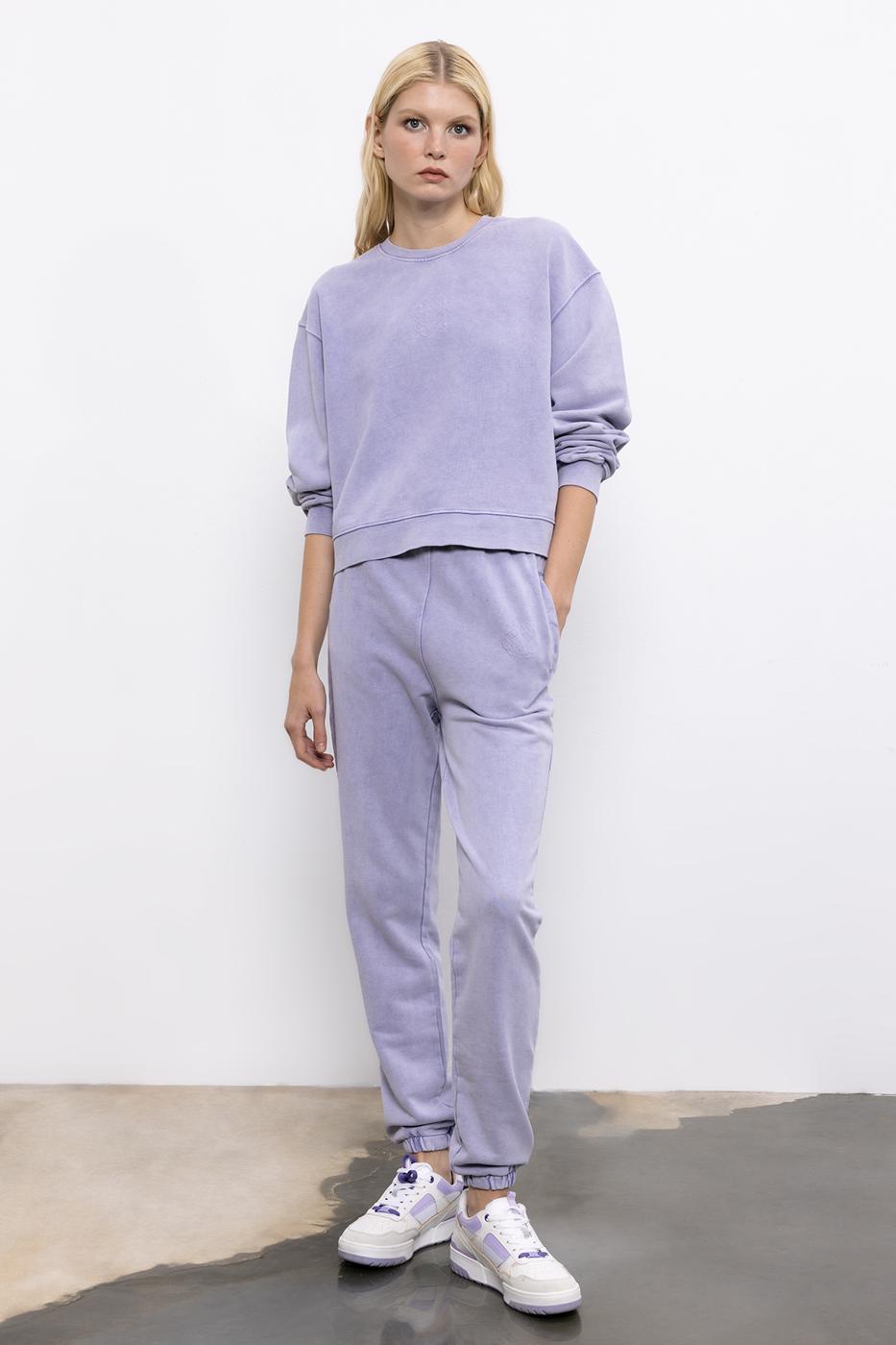 BSL Women Jogger Acid Wash Trousers - Puertollano