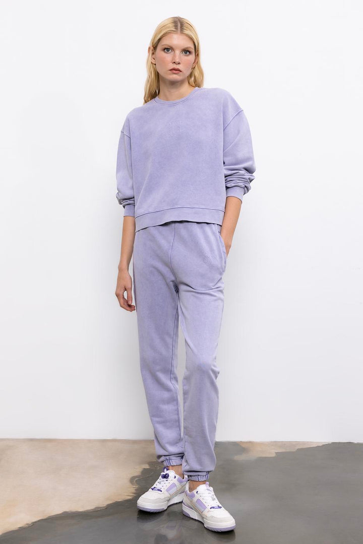 BSL Women Jogger Acid Wash Trousers - Puertollano