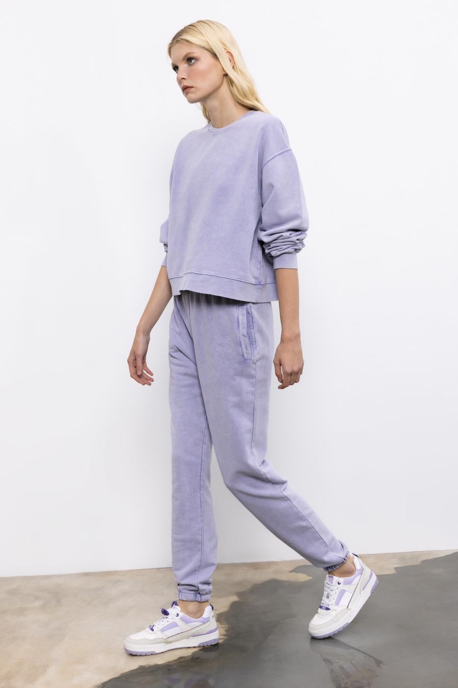 BSL Women Jogger Acid Wash Trousers - Puertollano