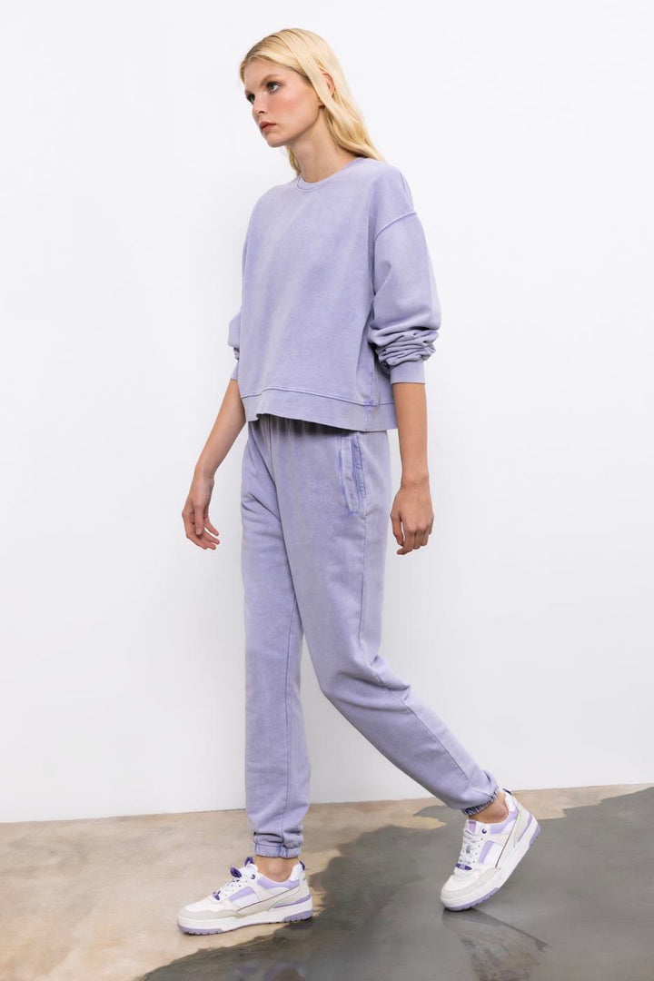 BSL Women Jogger Acid Wash Trousers - Puertollano